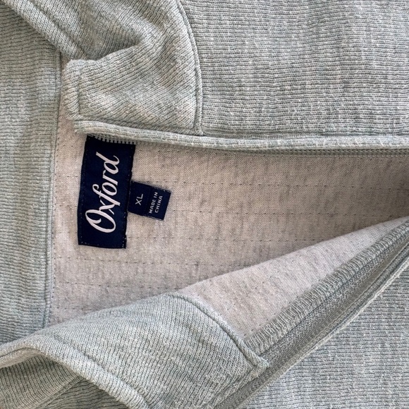 Oxford Bay Hill Quarter Zip Golf - XL- Color Mint - Picture 2 of 2